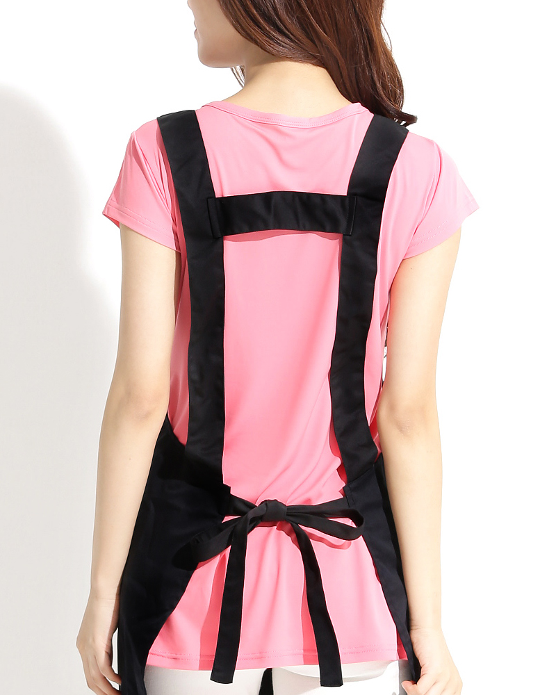 日式圍裙 防潑水圍裙 黑色 APWA-A-05