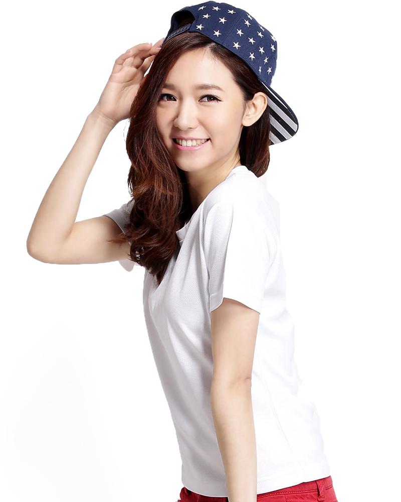 T恤 純棉 短袖 圓領 腰身版 白色 TC25G-A01-210