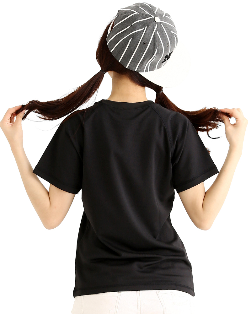 T恤 純棉 短袖 圓領 腰身版 黑色 TC25G-A01-220