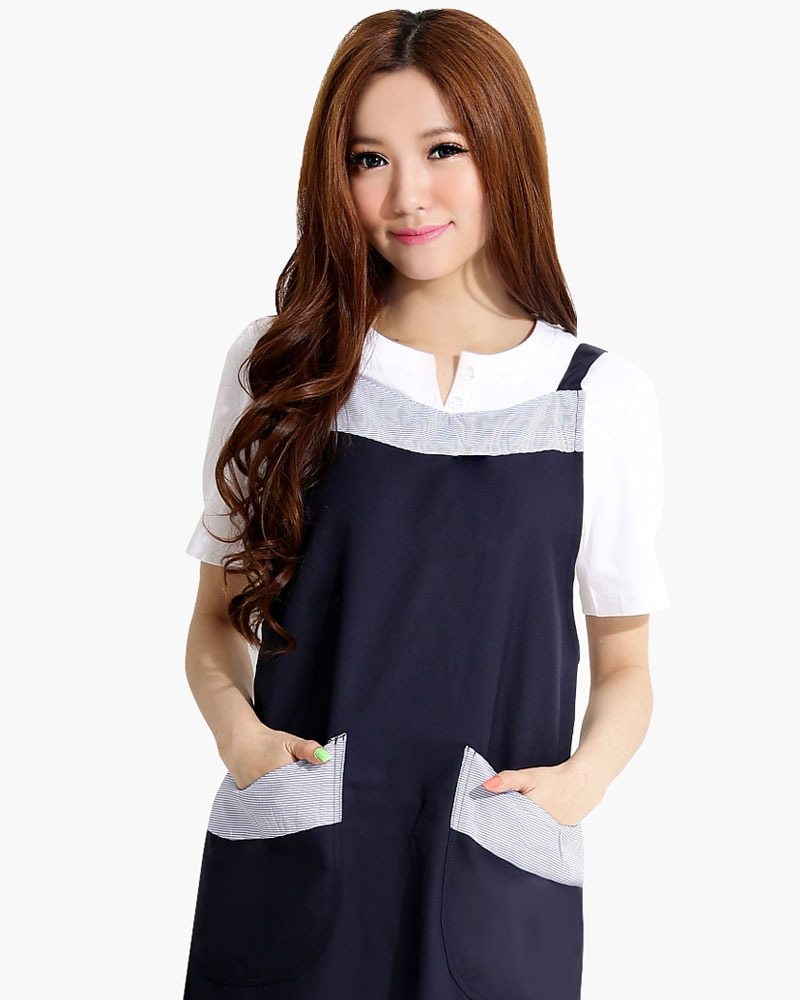 幼兒園老師圍裙 背後