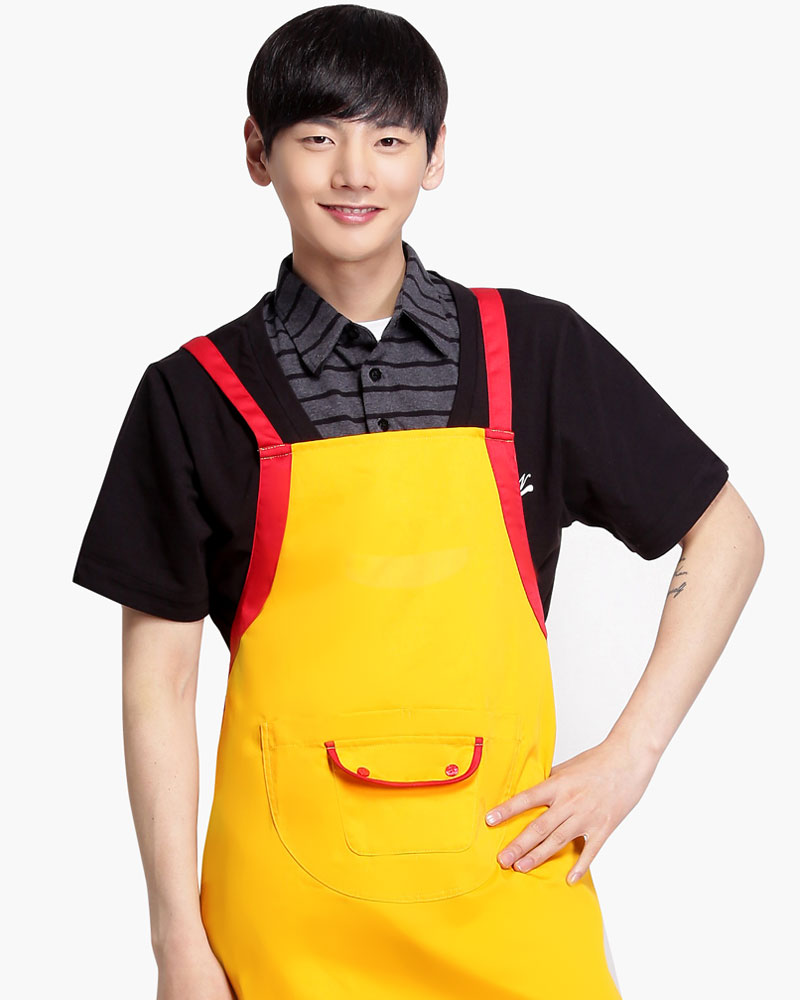 烘培店圍裙 背後交叉