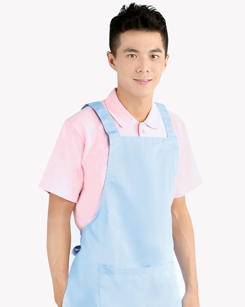 工作圍裙 加中二口袋
