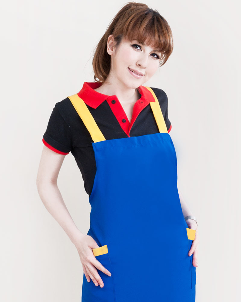 書店日式圍裙 口袋配