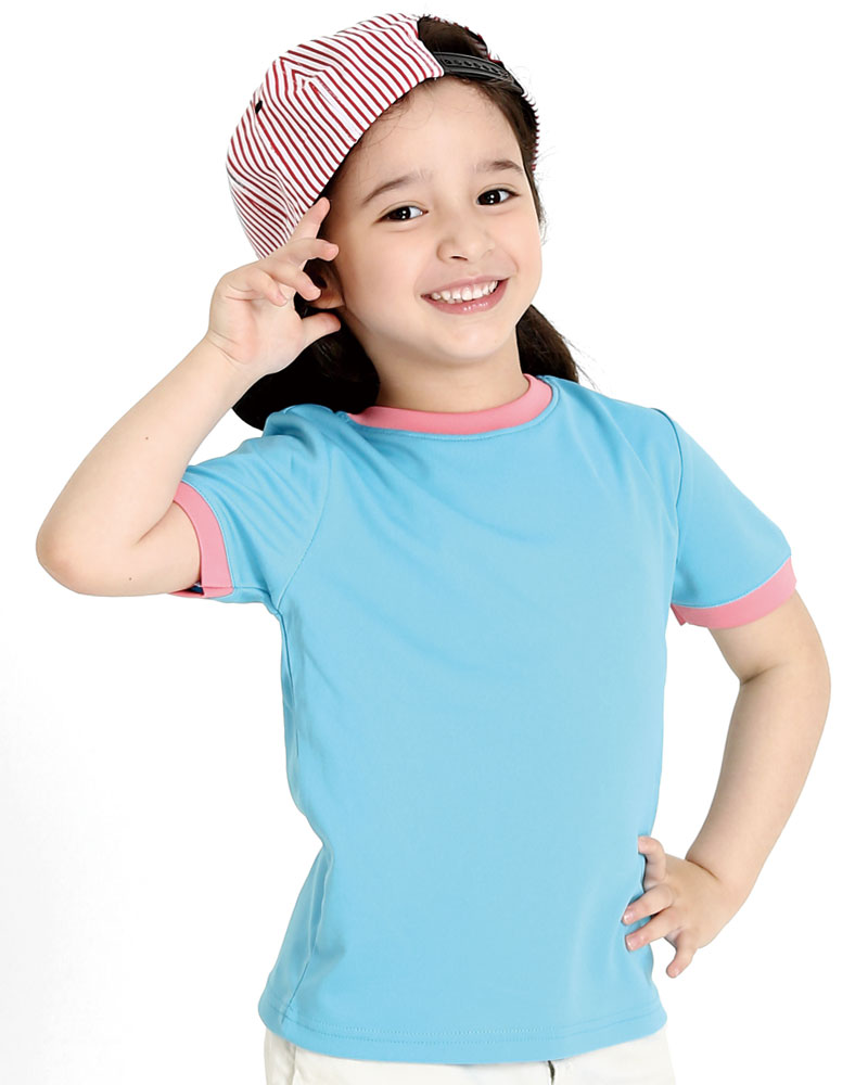 排汗衣 圓領短袖 吸