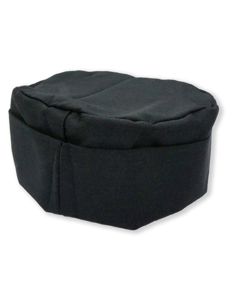 廚師帽 半高帽 黑色