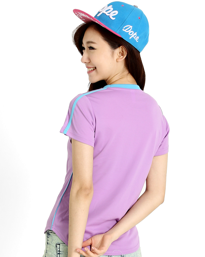 T恤 訂製款 簡約風 紫水藍 腰身 TCANG-A01-00054