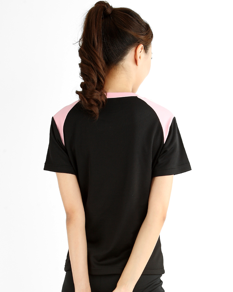 T恤 訂製款 運動風 黑粉紅 腰身 TCANG-A01-00057