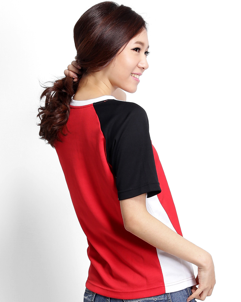 T恤 訂製款 運動風 紅黑白 腰身 TCANG-A01-00058