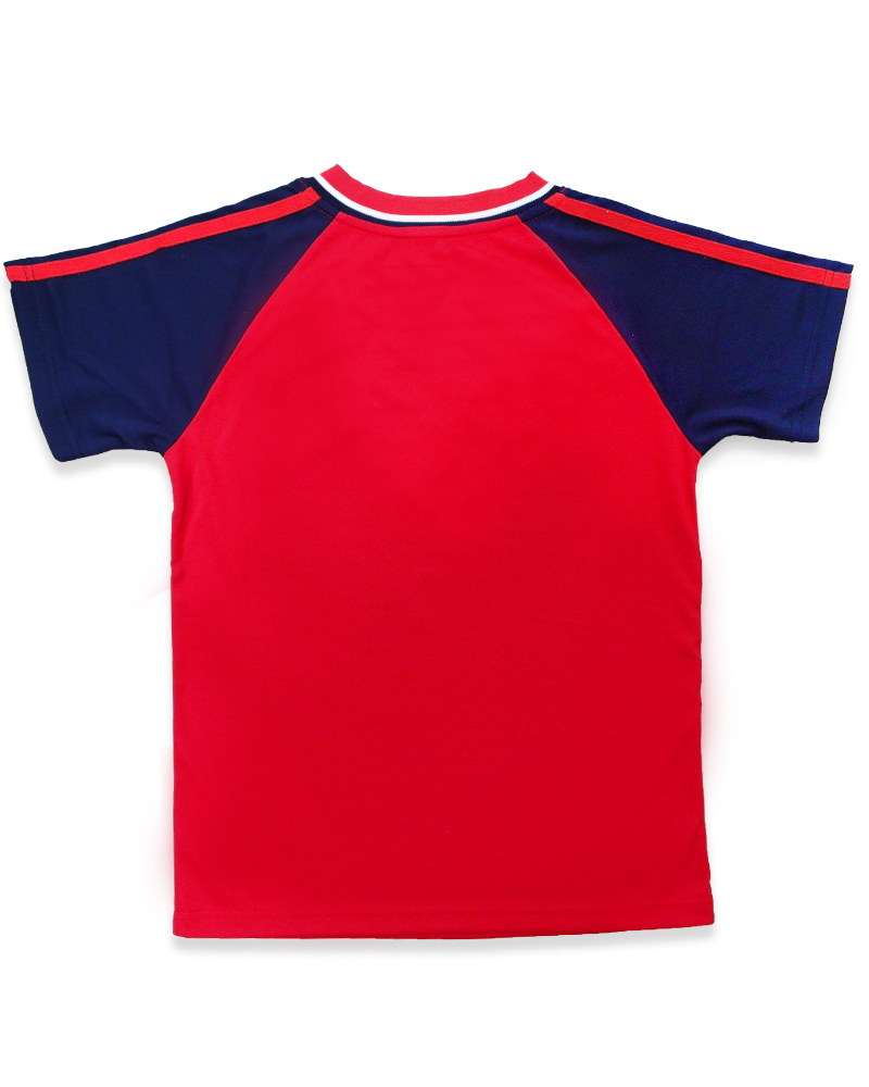 T恤 訂製 幼兒園T 紅丈青白 童版 TCANK-B01-00103