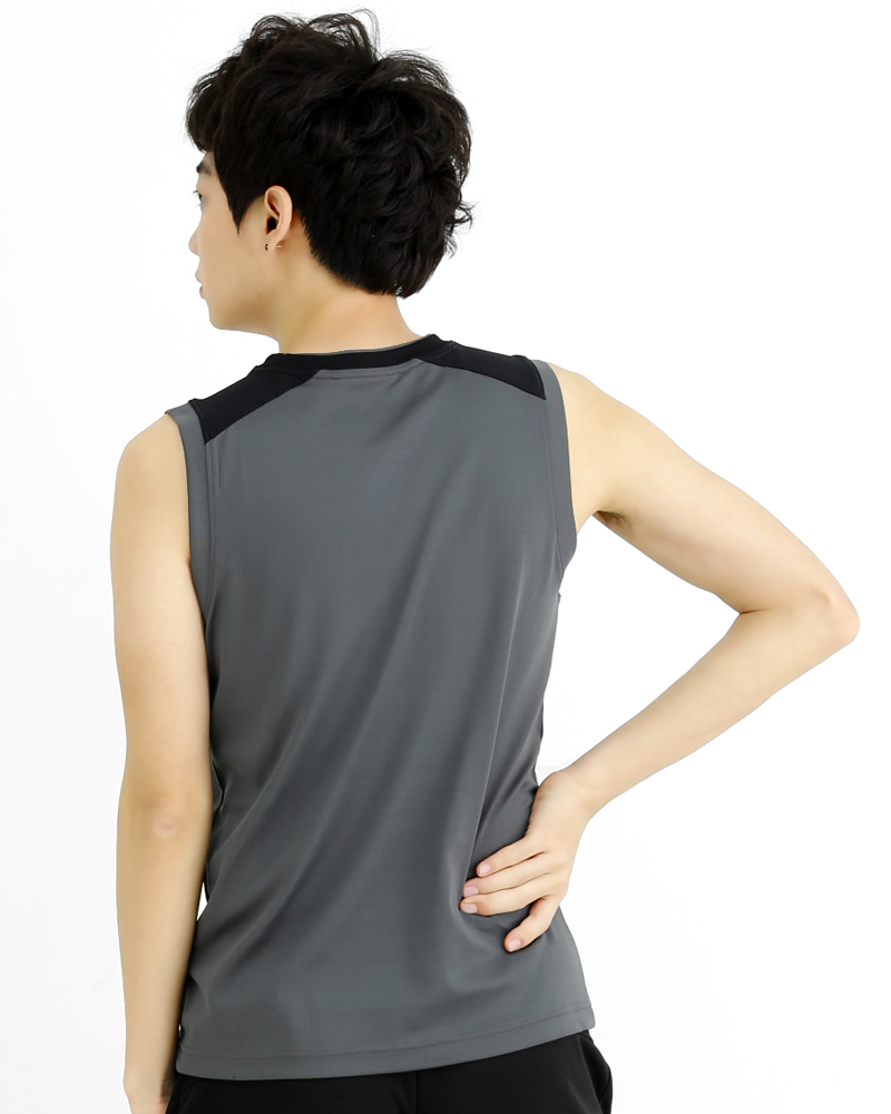 背心 訂製款 運動風 深灰黑 中性 TCANB-A00-00184