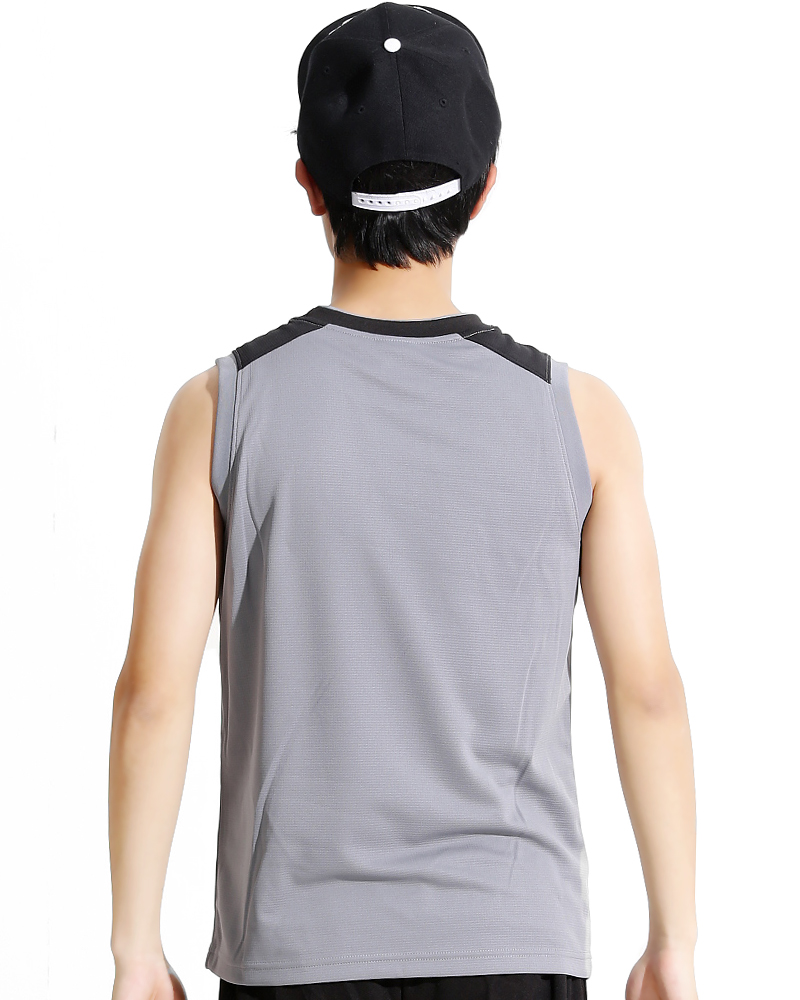 背心 訂製款 運動風 淺灰黑 中性 TCANB-A00-00185
