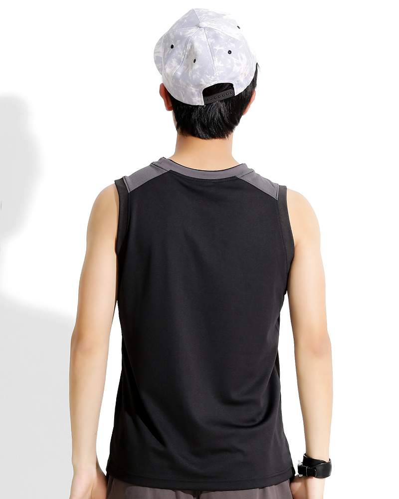 背心 訂製款 運動風 深灰淺灰 中性 TCANB-A00-00186