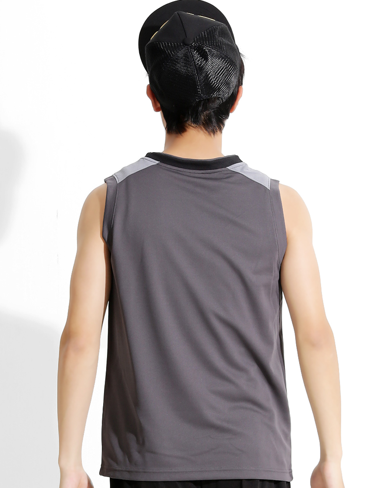 背心 訂製款 運動風 深灰淺灰黑 中性 TCANB-A00-00187