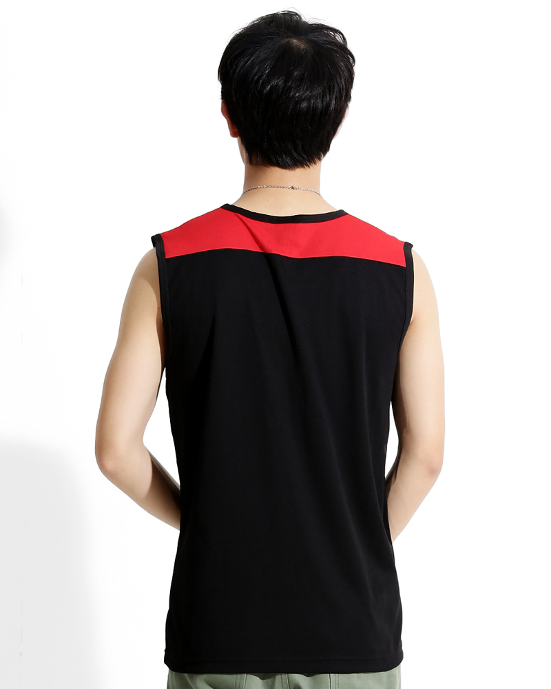背心 訂製款 運動風 黑紅白 中性 TCANB-A00-00188