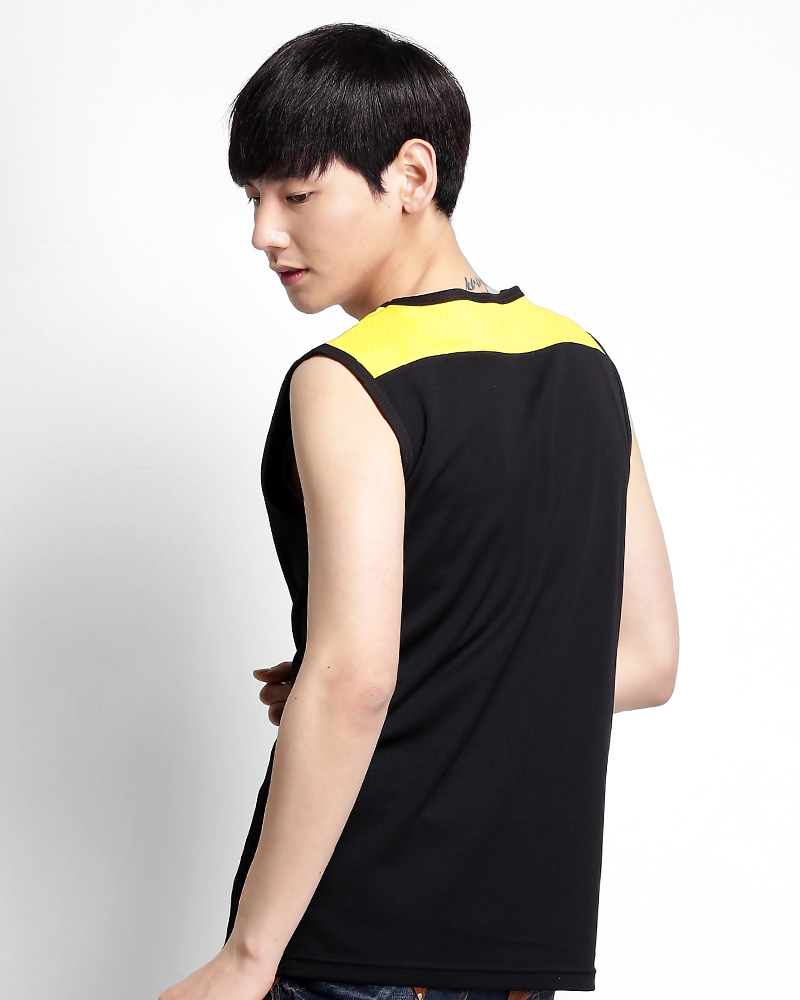 背心 訂製款 運動風 黑黃白 中性 TCANB-A00-00189