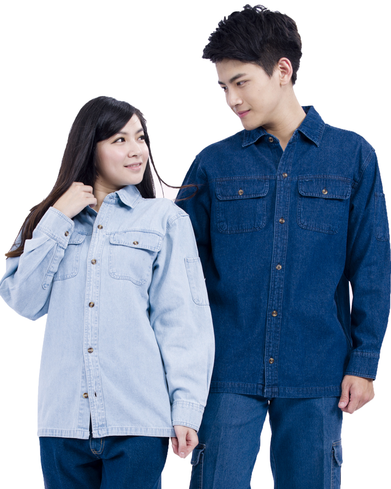 長袖牛仔衫 759A