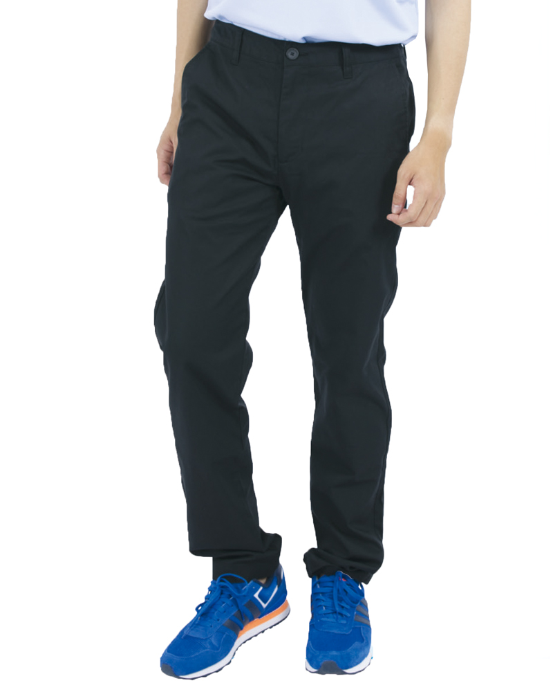 彈力中直筒水洗休閒褲