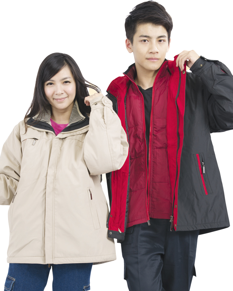 二件式羽毛短大衣87