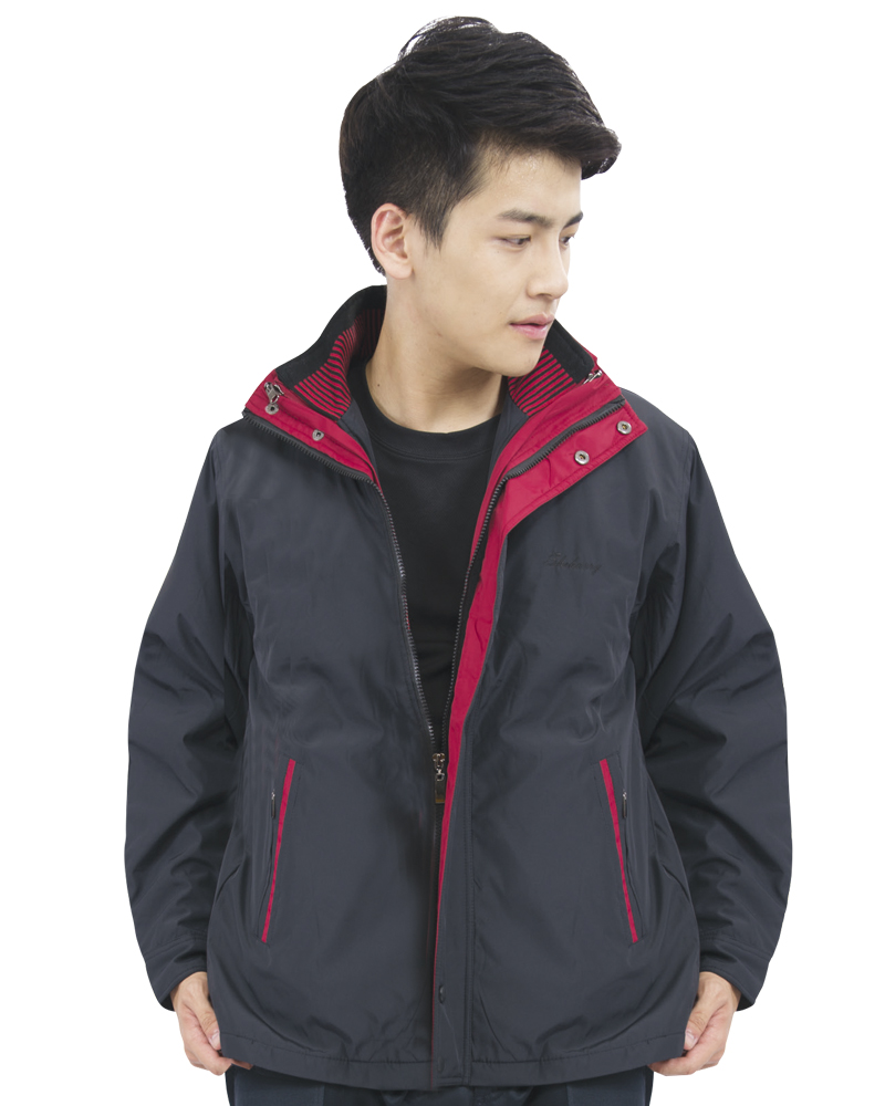 二件式複合布短外套8