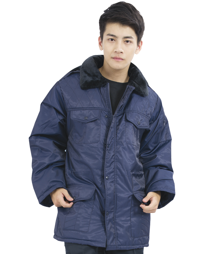 毛裡連帽軍大衣858