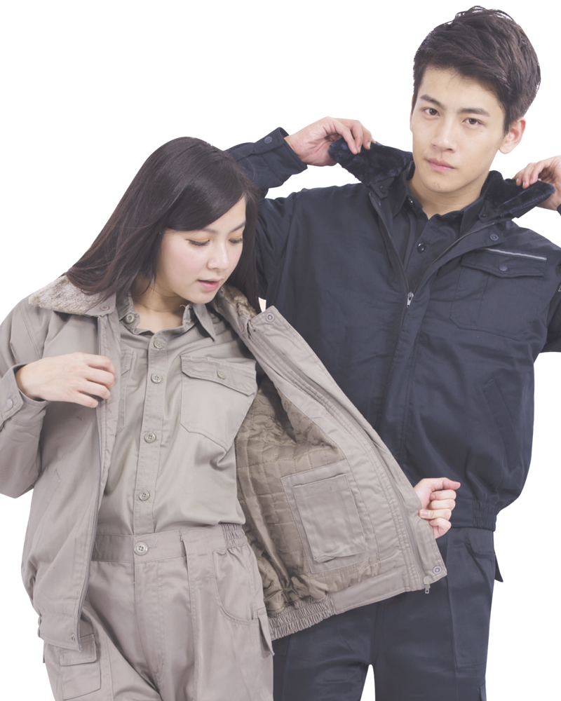 前後反光纖帶鋪棉工作