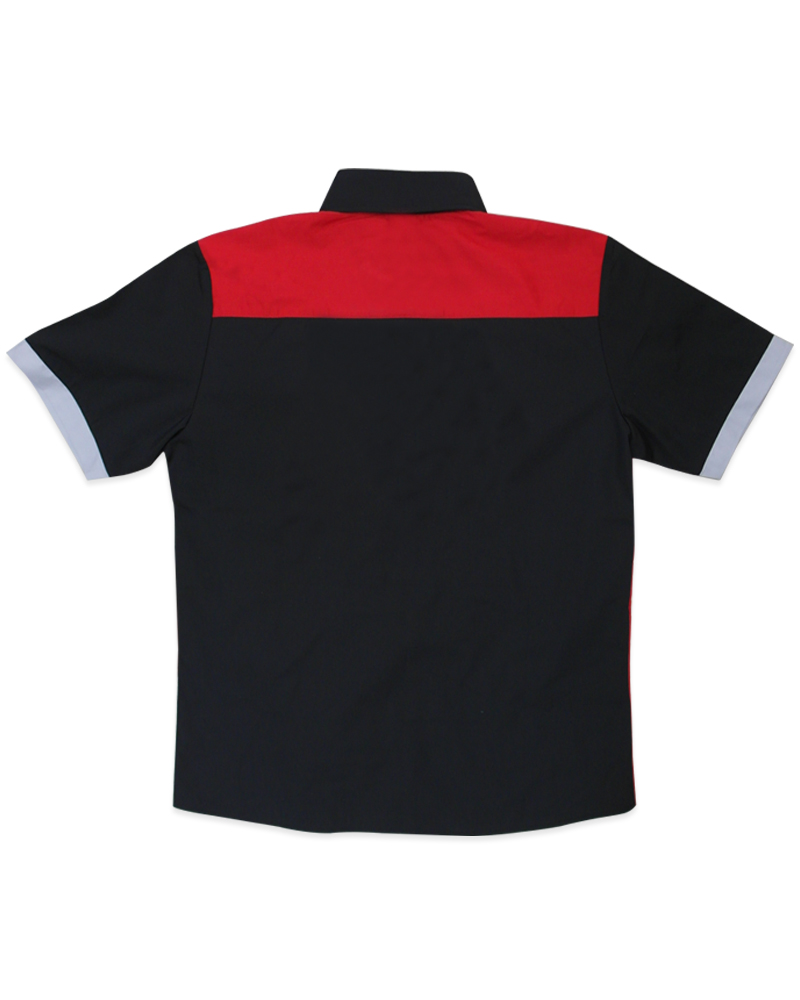 經理服 短袖 訂製款 黑/紅/灰MAG-A16