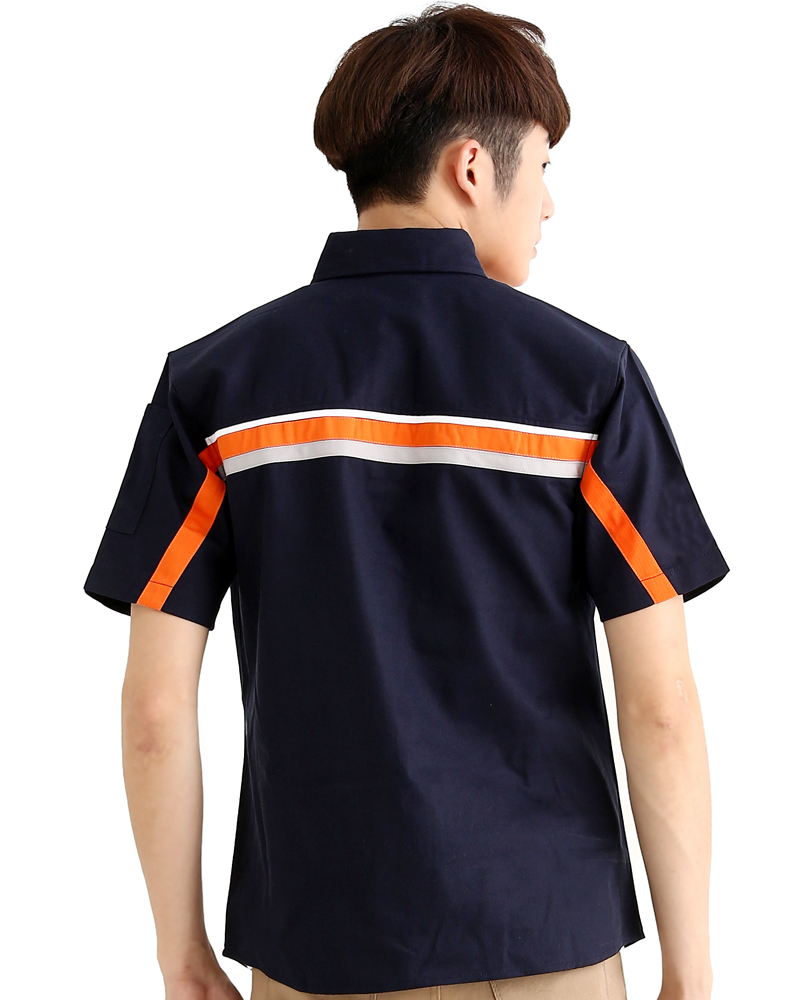 經理服 短袖 訂製款 黑/灰/桔MAG-A07