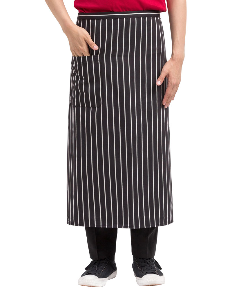 餐飲條紋半截圍裙 訂