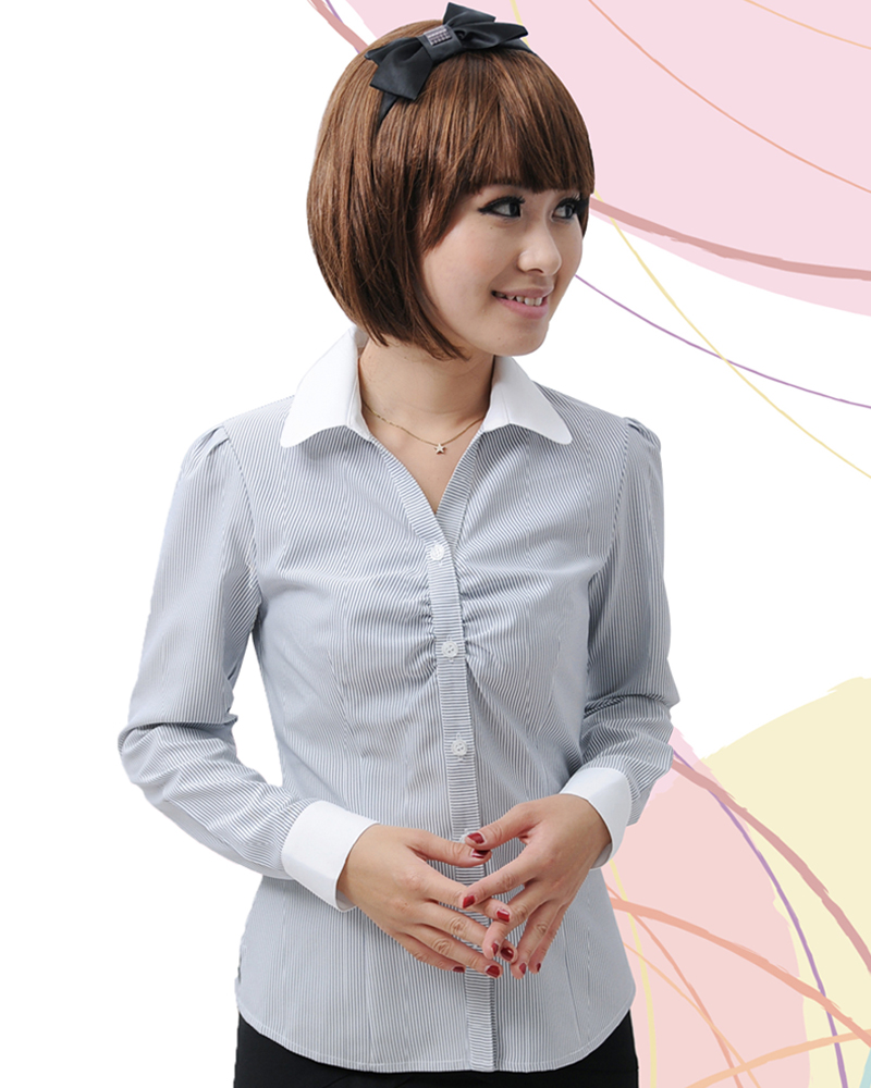 女襯衫 長袖襯衫 短