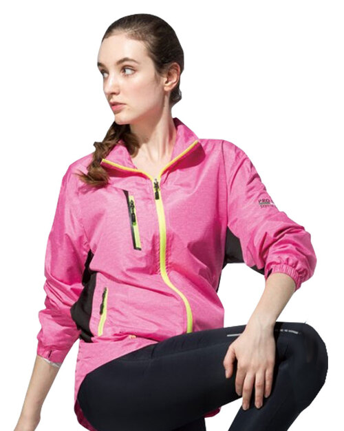  抗UV網裡外套 桃