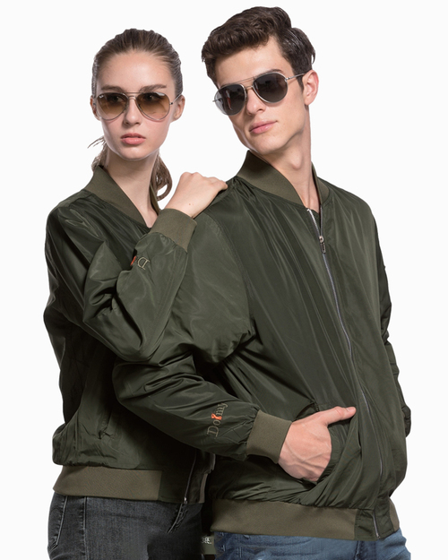 經典飛行夾克墨綠 P