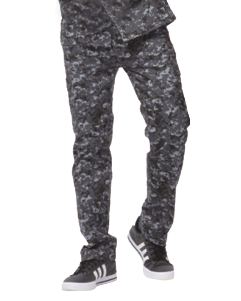 數位迷彩彈力工作褲 