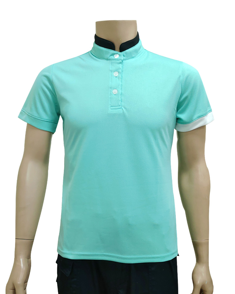 POLO衫 立領領座