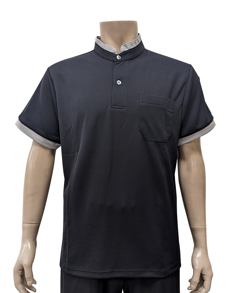 POLO衫 立領領座