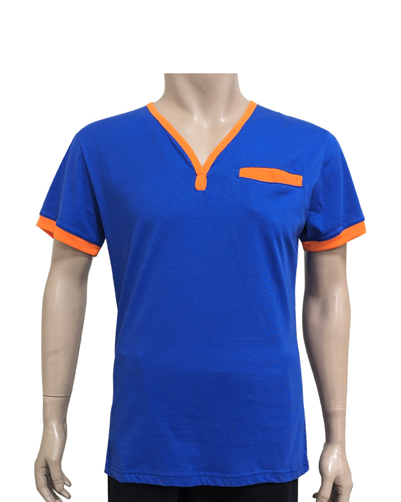 T恤訂製 滾V領 短