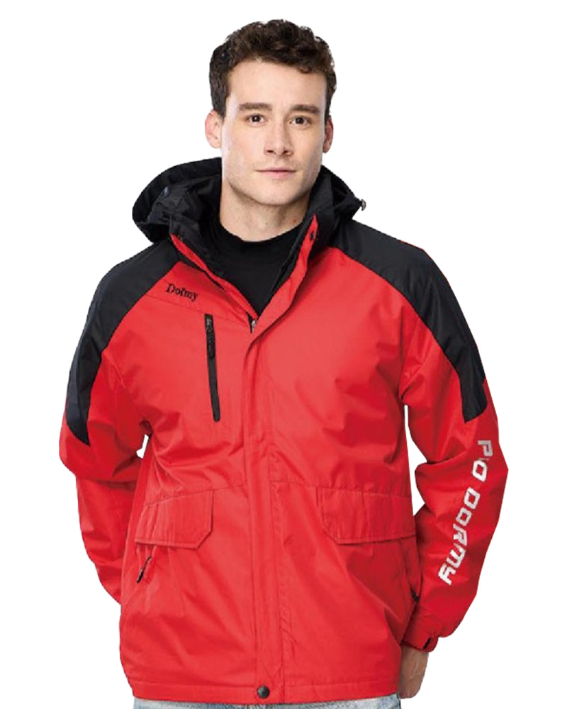 可拆帽兩件式鋪棉外套