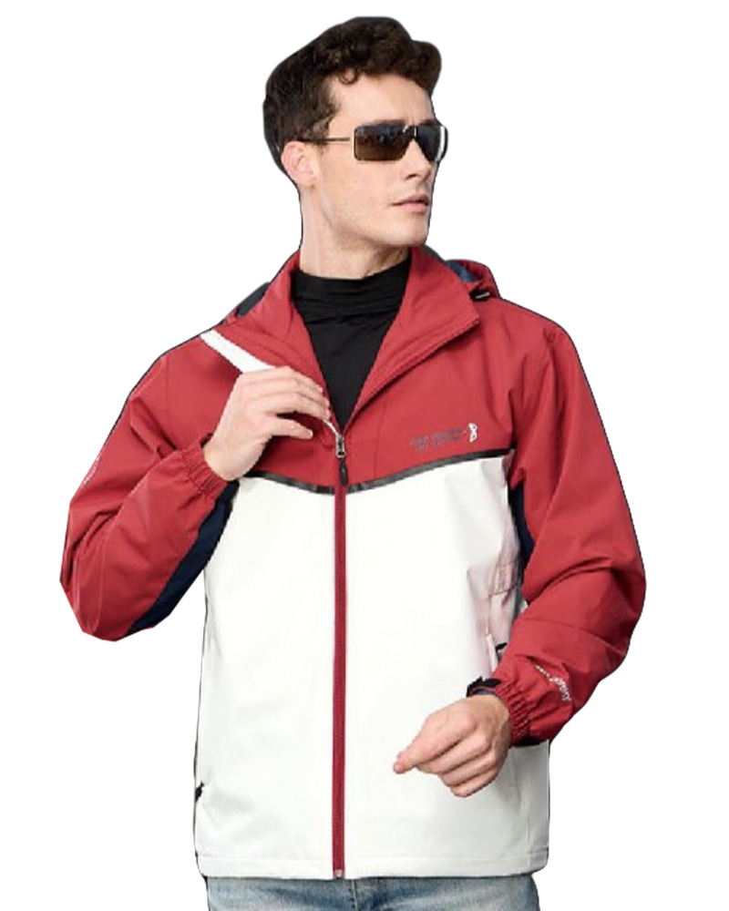 可拆帽兩件式鋪棉外套