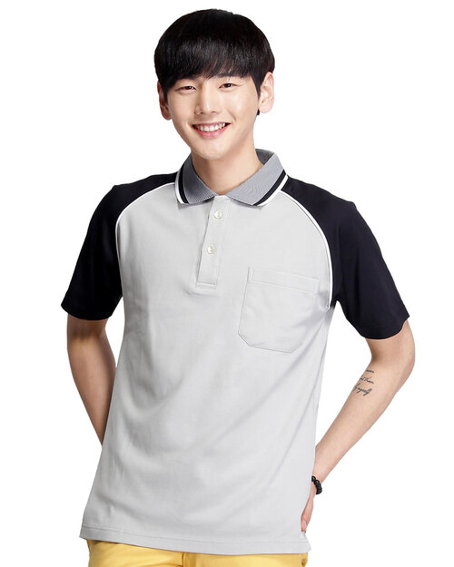 排汗POLO衫 短斜