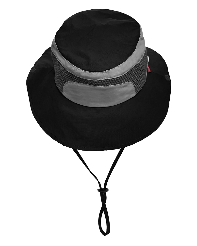 春亞紡休閒漁夫帽-黑