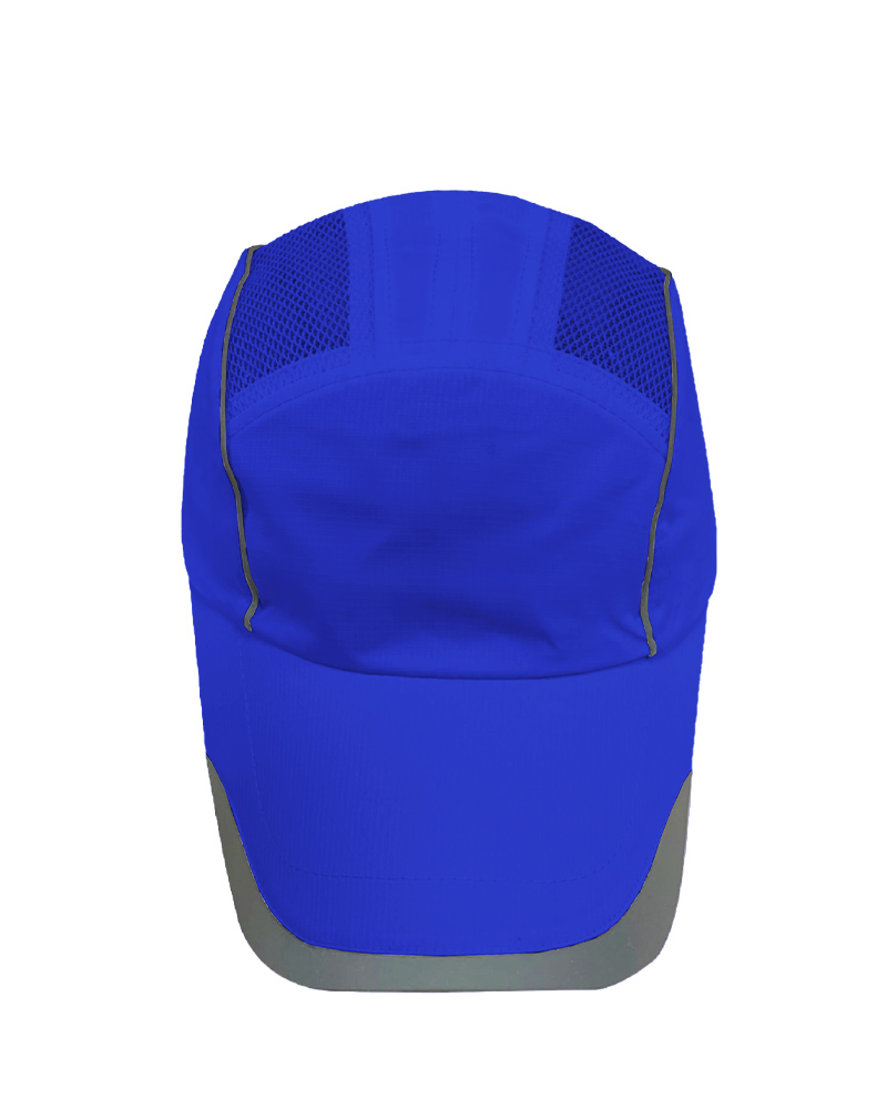 格中點美津濃帽-寶藍