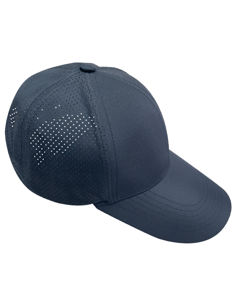 春亞紡六片打孔帽-深