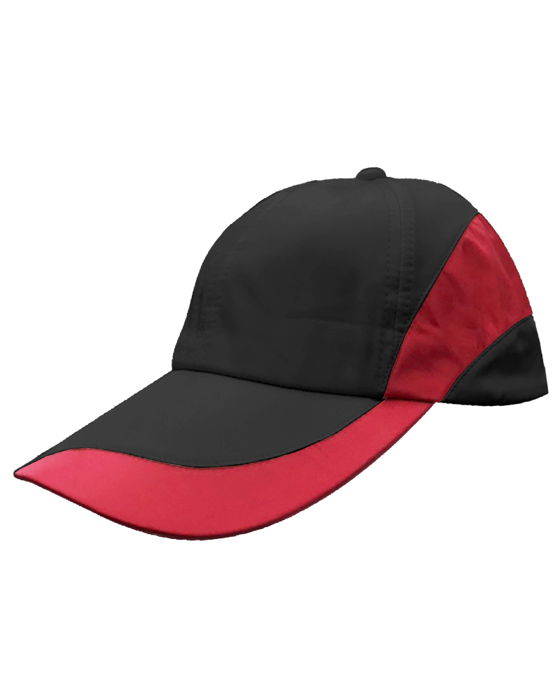 月亮眉格中點帽-黑配