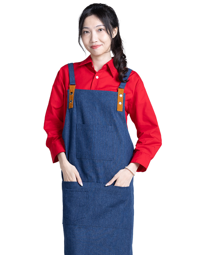 吊帶圍裙/日式圍裙 