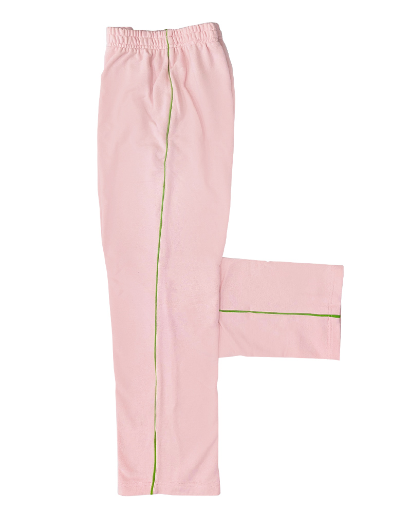 健檢褲 粉紅配綠 H