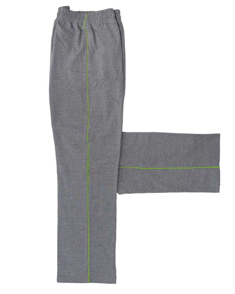 健檢褲 深麻灰配綠 