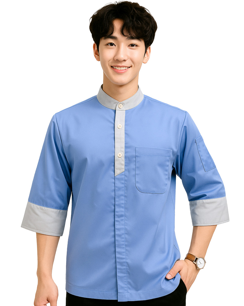 港式餐飲服 七分袖 