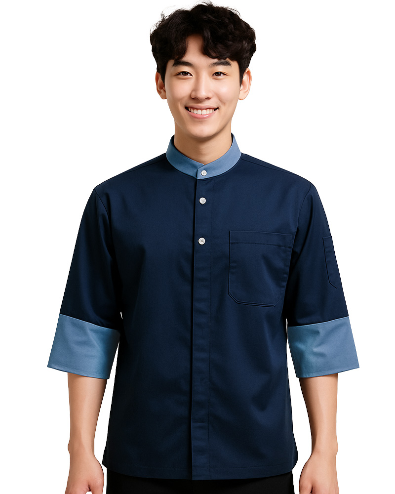 港式餐飲服 七分袖 