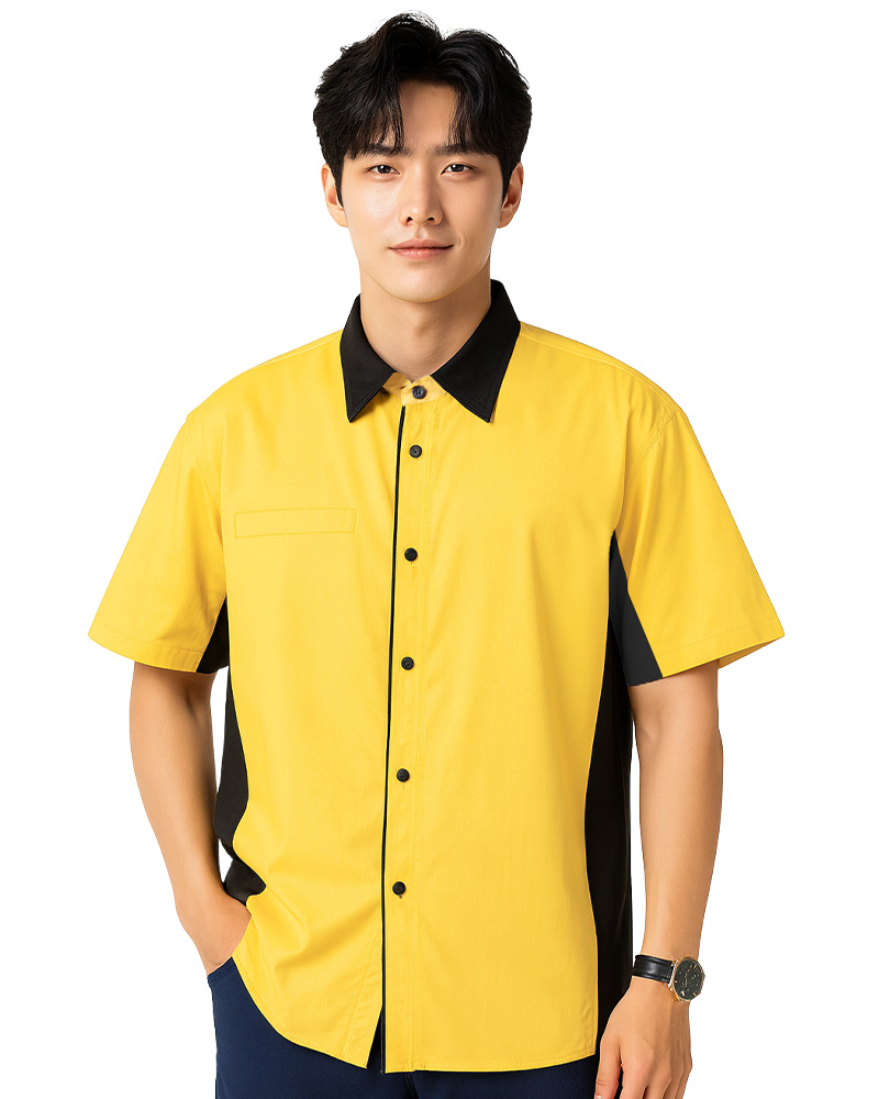 經理服短袖訂製款-黃