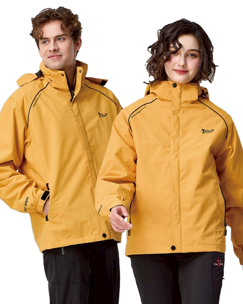 可拆帽兩件式鋪棉外套