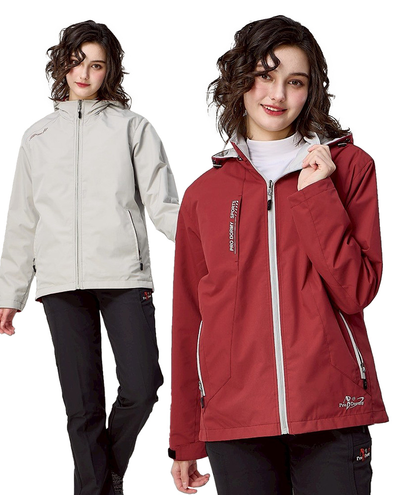 可拆帽雙面穿鋪棉外套